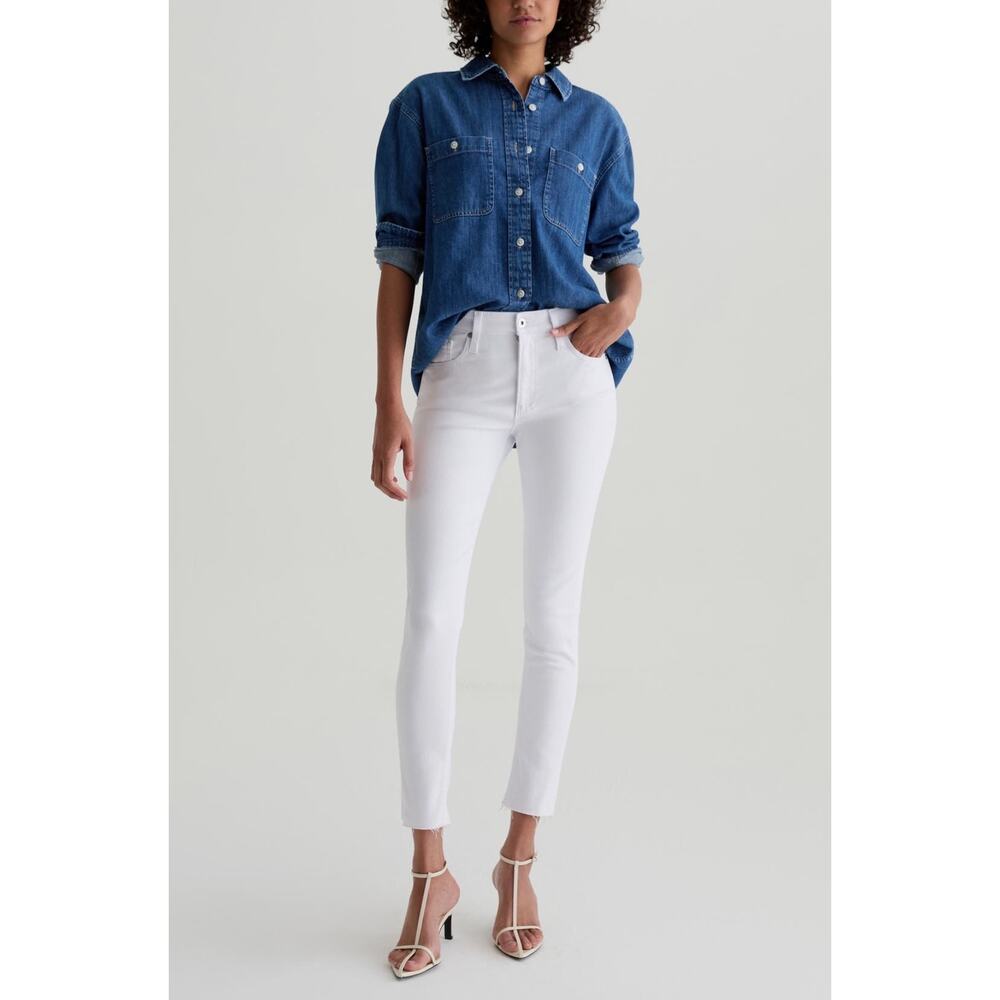 AG Farrah Skinny Ankle High Rise Jeans $210